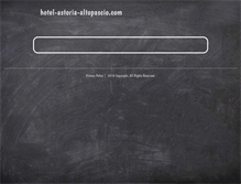 Tablet Screenshot of hotel-astoria-altopascio.com